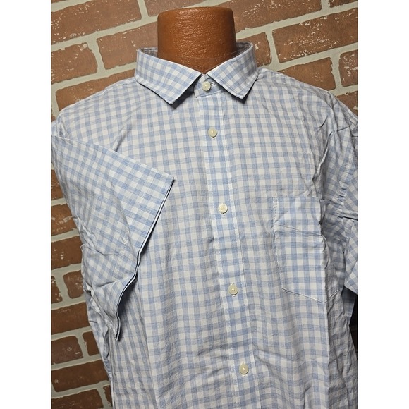 UNTUCKit Other - UNTUCKit Men's Shirt XXXL‎ Regular-Fit Short Sleeve Button-Up Casual Shirt Dad